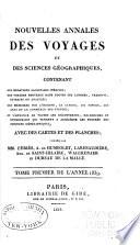 Nouvelles annales des voyages