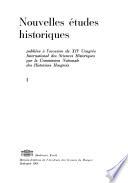 Nouvelles études historiques