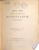 Nova acta Regiae Societatis Scientiarum Upsaliensis