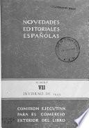 Novedades editoriales españolas