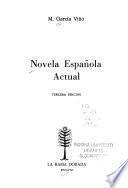 Novela española actual