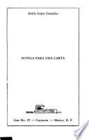 Novela para una carta