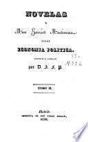 Novelas de Miss Harriet Martineau sobre Economía Política