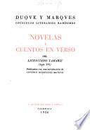 Novelas y cuentos en verso