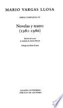 Novelas y teatro (1981-1986)