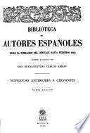 Novelistas anteriores a Cervantes