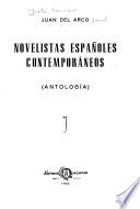 Novelistas españoles contemporáneos