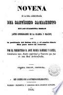 Novena de la Real Archicofradía del Santísimo Sacramento ... con la paráfrasis del salmo 115, y el cántico Santo Dios para antes de reservar