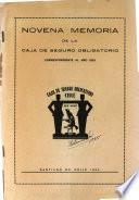 Novena memoria de la Caja de Seguro Obligatorio