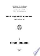 Noveno censo general de población: Estado Carabobo
