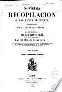Novísima recopilación de las leyes de España