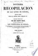 Novísima recopilación de las leyes de España
