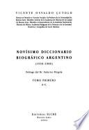 Novísimo diccionario biográfico argentino, 1930-1980: A-C