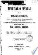 Novisimo diccionario manual de la lengua castellana