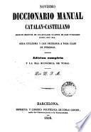 Novisimo dicionario manual catalán-castellano