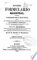 Novísimo formulario magistral