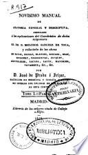 Novisimo manual de anatomia general y descriptiva arreglado a las esplicaciones [sic] del Catedrático de dicha asignatura Melchor Sánchez de Toca, y redactado de las obras de Bayle... [et al.]