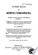 Novísimo manual de aritmética teórico-práctica