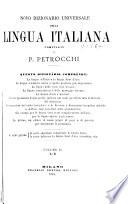 Nòvo Dizionàrio Universale Della Lingua Italiana