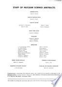 Nuclear Science Abstracts