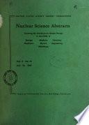 Nuclear Science Abstracts