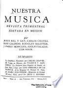 Nuestra musica
