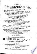 Nueva descripcion del orbe de la tierra