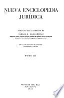 Nueva enciclopedia jurídica