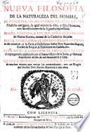 Nueva filosofia de la naturaleza del hombre