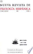 Nueva revista de filología hispánica