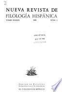 Nueva revista de filología hispánica