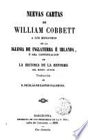 Nuevas cartas de William Cobbett a los ministros de la Iglesia de Inglaterra e Irlanda