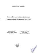 Nuevas dramaturgias argentinas