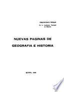 Nuevas páginas de geografía e historia