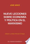Nueve lecciones sobre economía y política en el marxismo