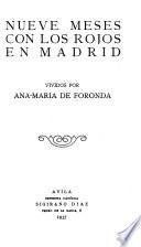 Nueve meses con los rojos en Madrid