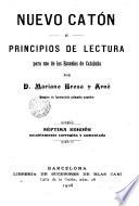 Nuevo catón, ó, Principios de lectura