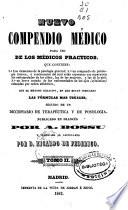 Nuevo compendio médico para uso de los médicos prácticos...