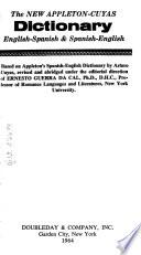 Nuevo Diccionario Appleton-Cuyas, Inglés-español Y Español-inglés