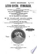 Nuevo diccionario latino-español etimológico...