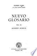 Nuevo glosario: 1934-1943