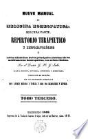 Nuevo manual de medicina homeopatica