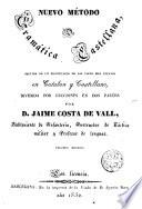 Nuevo método de gramática castellana