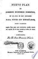 Nuevo plan de gobierno económico doméstico