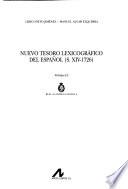 Nuevo tesoro lexicográfico del español: A-apero