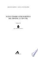Nuevo tesoro lexicográfico del español: G-K