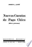 Nuevos cuentos de Pago Chico