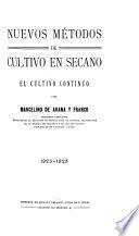 Nuevos métodos de cultivo en secano