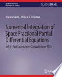 Numerical Integration of Space Fractional Partial Differential Equations