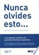 Nunca olvides esto...
